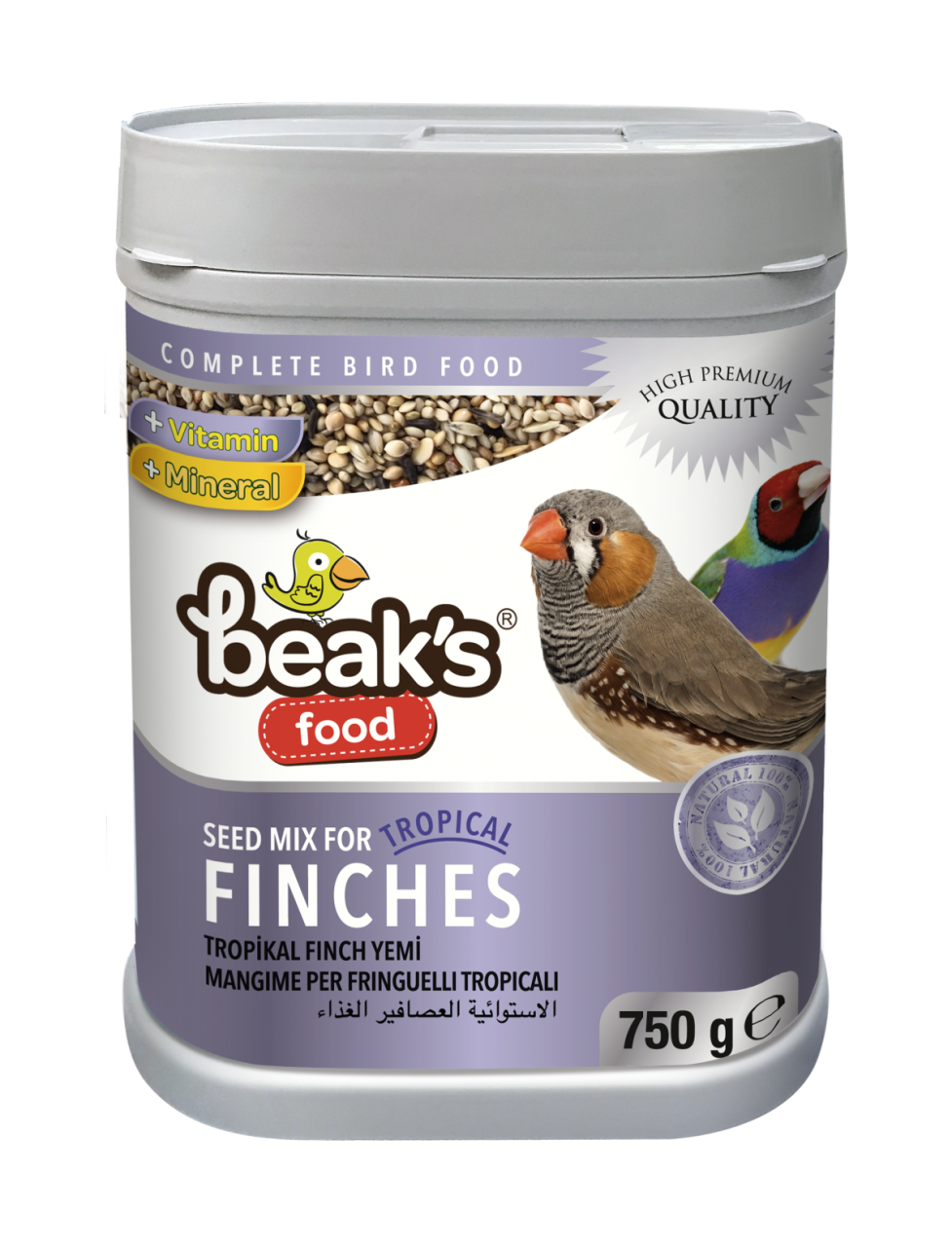 Beaks Tropical Finch Yemi 750 Gr
