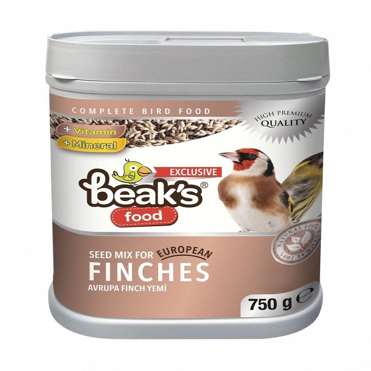 Beaks Avrupa Finch Yemi 750 Gr