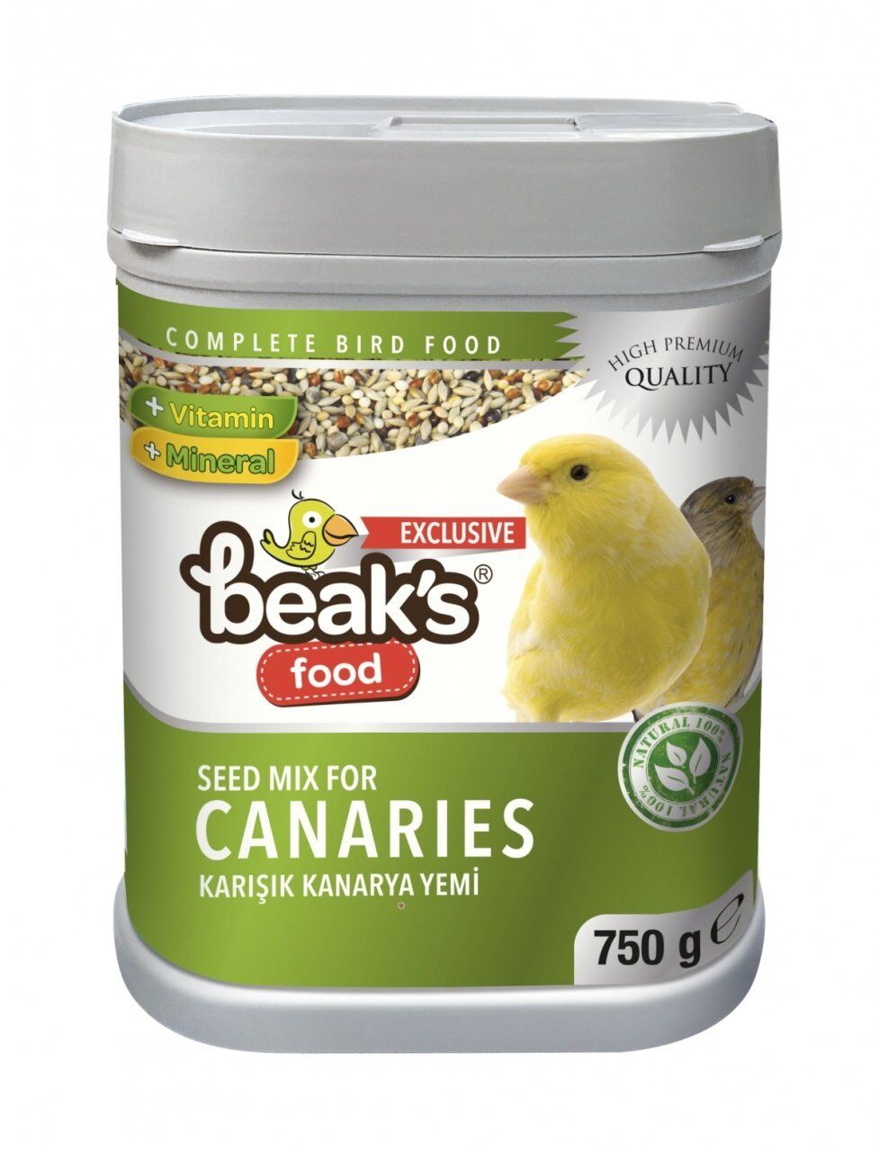 BEAK'S KARIŞIK KANARYA YEMİ 750 GR
