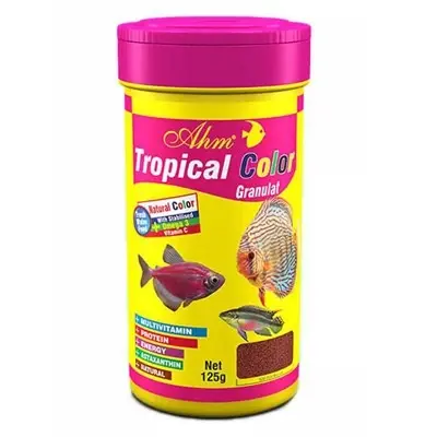 Ahm Tropical Colour Granulat Balık Yemi 250 ml