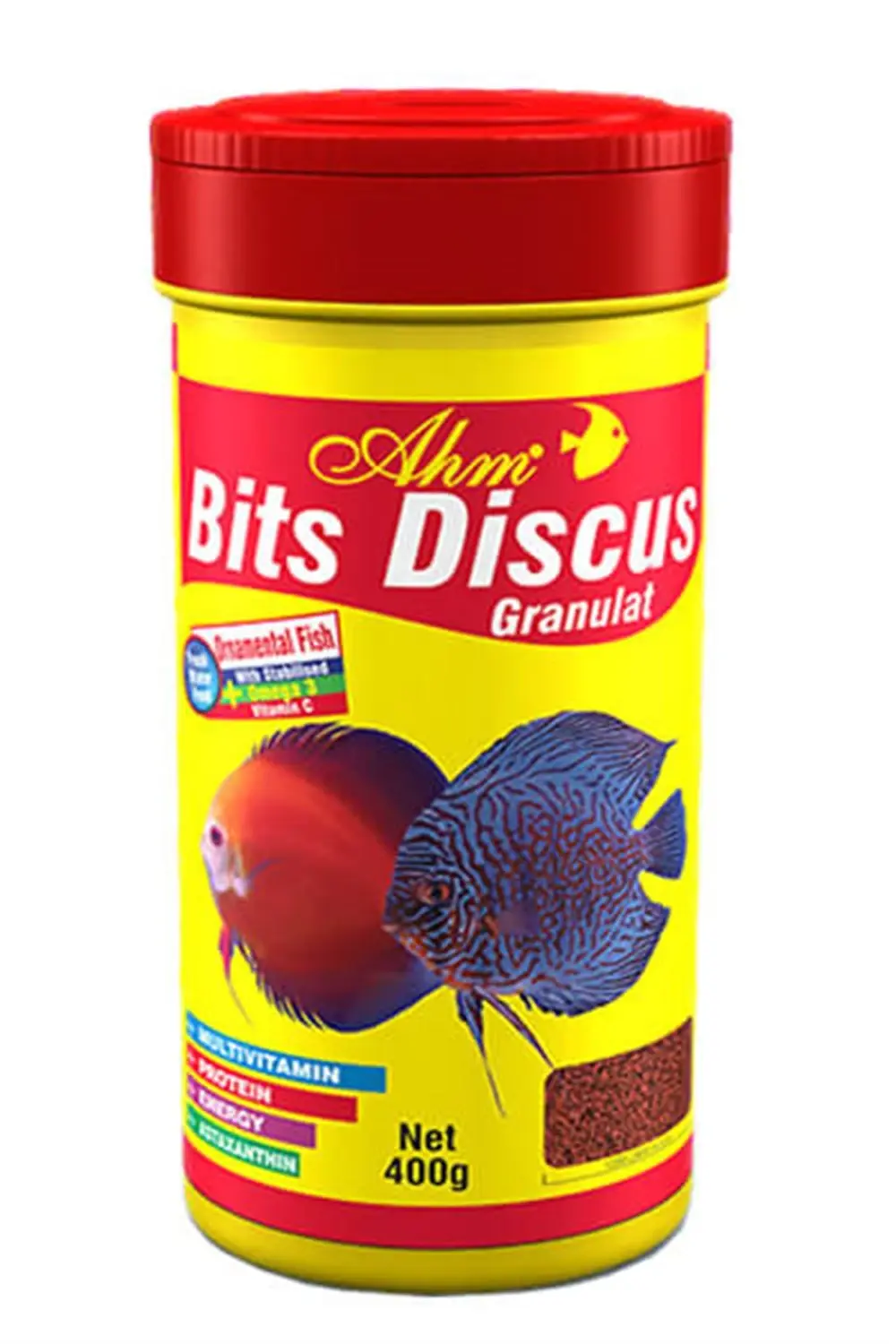 Ahm Bits Diskus Granulat Balık Yemi 250ml