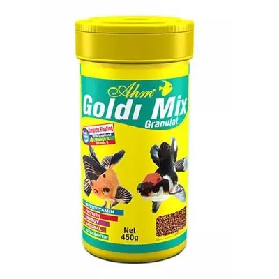 Ahm Goldi Mix Granulat Balık Yemi 100 ml