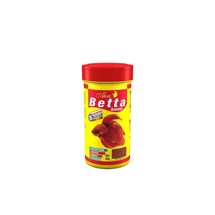AHM Betta Granul Food Beta Balık Yemi 100 ml