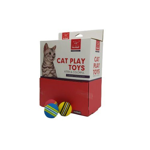 Nunbell Kedi Oyun Sünger Top