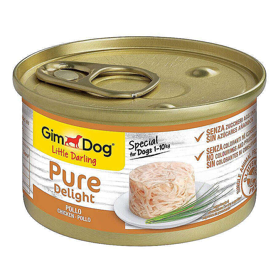 Gimdog Pure Delight Tavuk Etli Köpek Yaş Konservesi 85 Gr