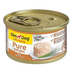 Gimdog Pure Delight Tavuk Etli Köpek Yaş Konservesi 85 Gr