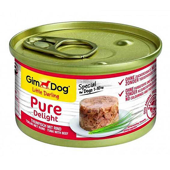 Gimdog Pure Delight Ton Balığı Biftek Köpek Konservesi 85 Gr