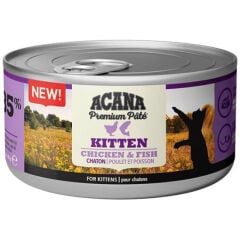 Acana Kitten Pate (Ezme) Tavuklu ve Balıklı Yavru Kedi Konservesi 85 Gr