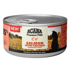 Acana Salmon Chicken Pate (Ezme) Somon Balık ve Tavuklu Kedi Konservesi 85 Gr