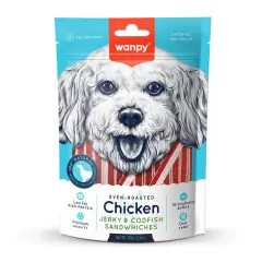 Wanpy Fırınlanmış Tavuklu&Morina Balıklı Köpek Ödülü 100 gr
