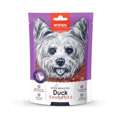 Wanpy Fırınlanmış Soft Ördek Etli Sosis Köpek Ödülü 100 gr