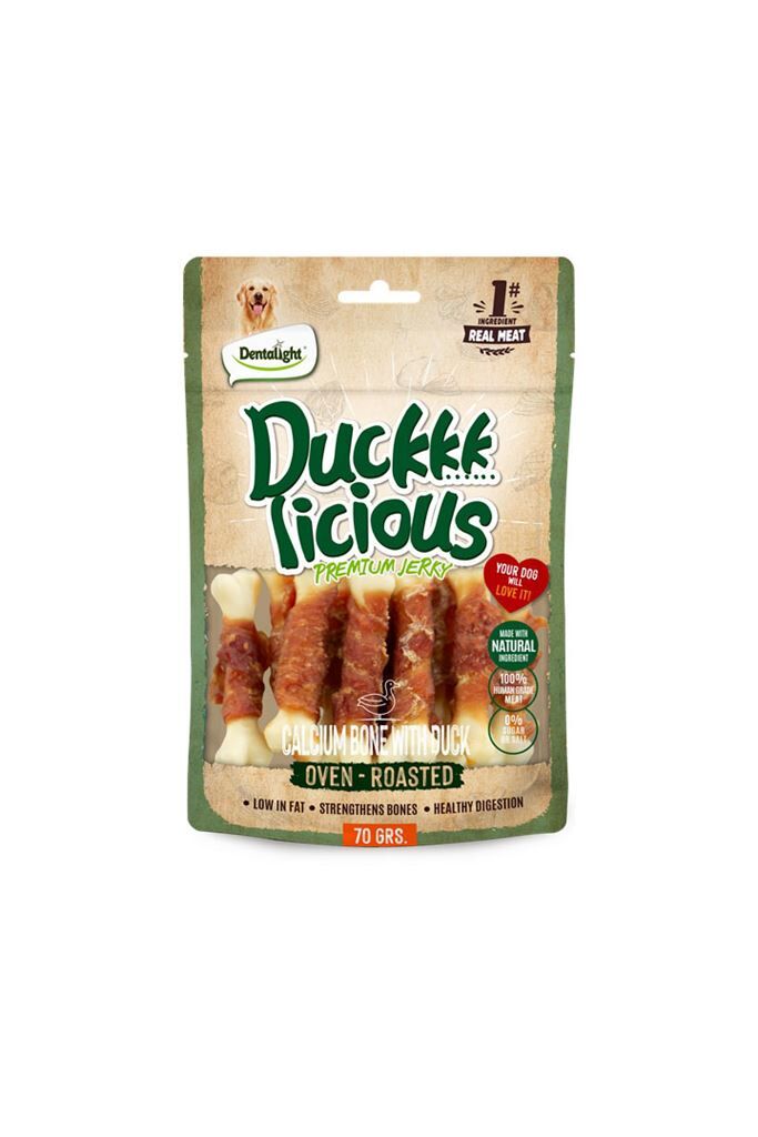 DENTALIGHT DUCKKK CALCIUM BONE WITH DUCK 70G