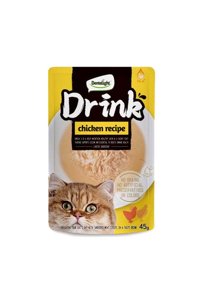 DENTALIGHT CAT DRINK CHICKEN 45G