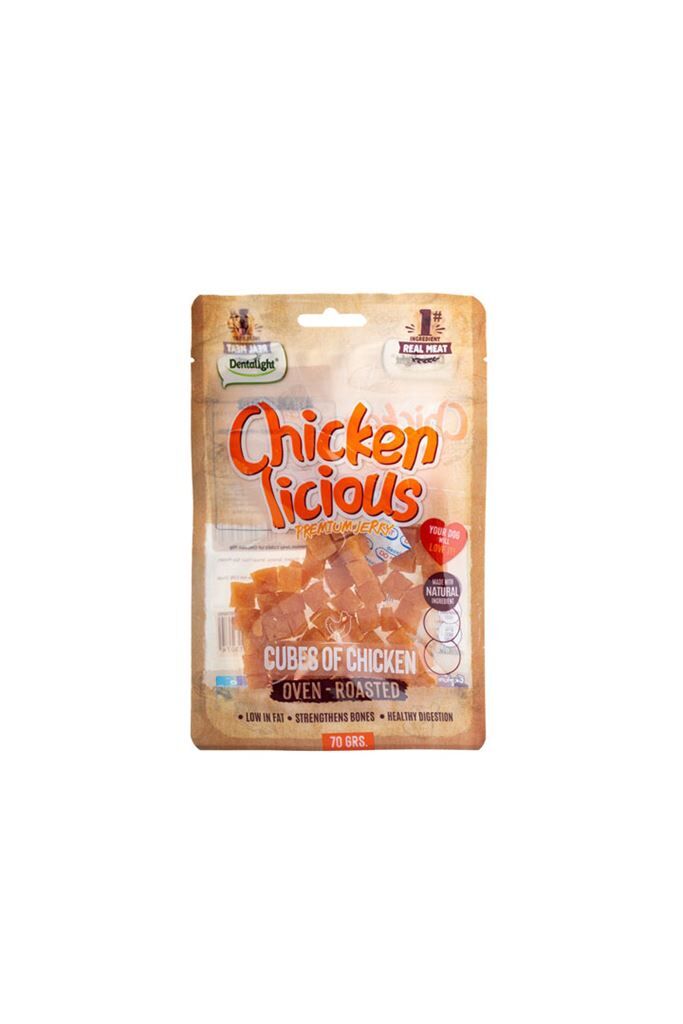 DENTALIGHT CHICKEN CUBE OF CHICKEN 70G