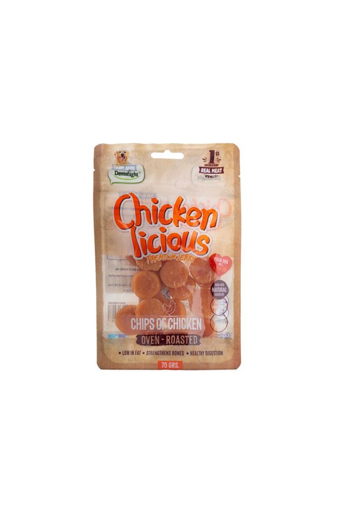 DENTALIGHT CHICKEN CHIPS OF CHICKEN 70G
