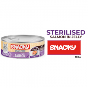 Snacky Jelly Kısır Somon Kedi Konserve 100 gr