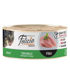 Felicia Tahılsız Gravy Tavuk Fileto Yetişkin Kedi Konservesi 85 gr
