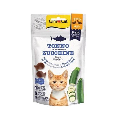 Gimcat Crunchy Snacks Ton Balıklı Kabaklı Tahılsız Kedi Ödülü 50 Gr