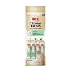Me-O Gold Ton Balıklı ve Prebiyotik Destekli Krema Kedi Ödül Maması 15gr (4'lü)