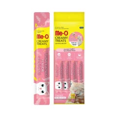 Me-O Çizgili Ton Balıklı Krema Kedi Ödül Maması 15gr (4'lü)