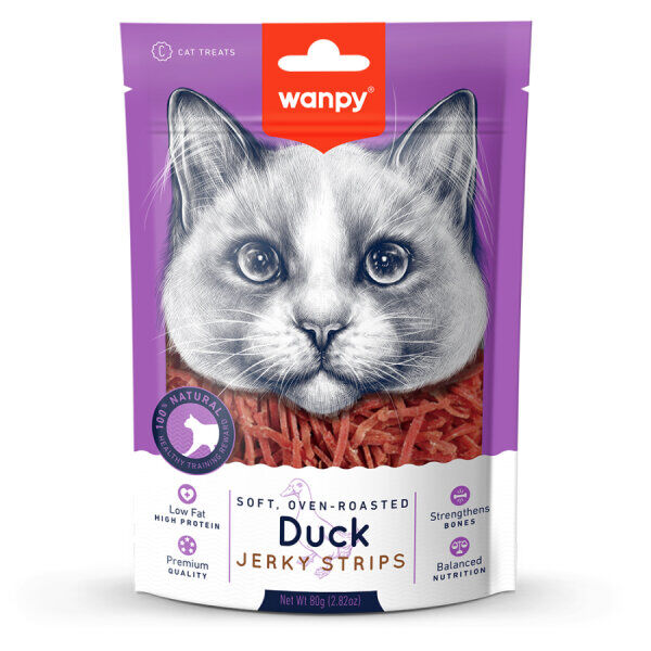 Wanpy Gerçek Ördek Fileto 80 gr Yumuşak Kedi Ödülü