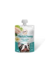GNAWLERS THICK CREAMY DOG CHICKEN BROCCOLI 100G