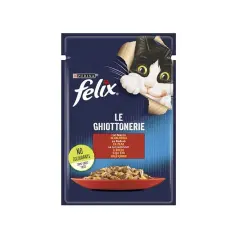Felix Sığır Etli Kedi Yaş Mama 85Gr