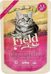 Sam's Field Hindi Etli ve Brokolili 85 gr Yavru Kedi Yaş Maması