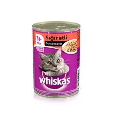 Whiskas Gravy Soslu Sığır Etli Kedi Konservesi 400 gr