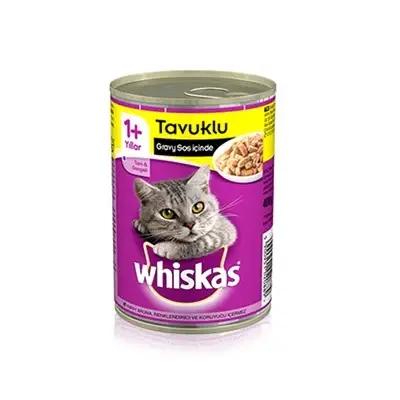 Whiskas Gravy Soslu Tavuk Etli Kedi Konservesi 400 gr.