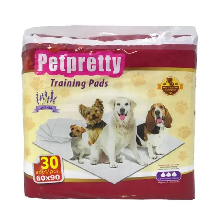 Pet Pretty Yavru Köpek Tuvalet Eğitim Pedi Lavantalı 60x90 cm 30 lu