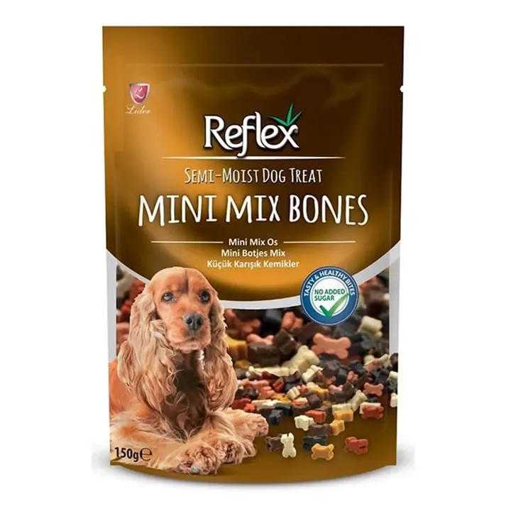Reflex Mini Mix Bones Yarı Islak Köpek Ödül Kemiği 150 Gr