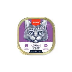 Wanpy Alutray Ton Balıklı ve Karidesli Yaş Kedi Maması 40gr