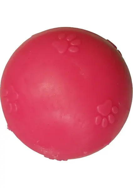 Kardelen Termoplastik Pati Desenli Köpek Oyun Topu M 5.5 cm