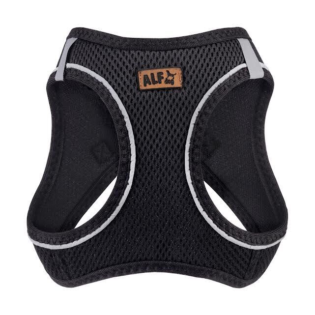 AlfDog Airmesh Göğüs Tasması XS (SİYAH)