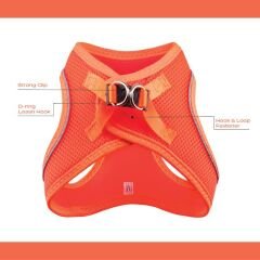AlfDog Airmesh Göğüs Tasması L (TURUNCU)