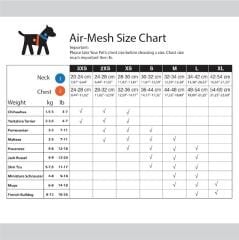 AlfDog Airmesh Göğüs Tasması 3XS (MAVİ)
