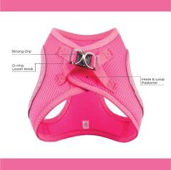 AlfDog Airmesh Göğüs Tasması L (PEMBE)