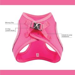 AlfDog Airmesh Göğüs Tasması M (PEMBE)