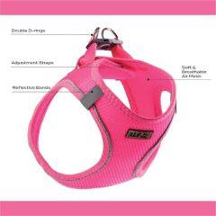 AlfDog Airmesh Göğüs Tasması XS (PEMBE)