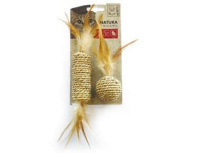 20601399 M-PETS NATURA ROLL&BALL KEDİ OYUNCAĞI
