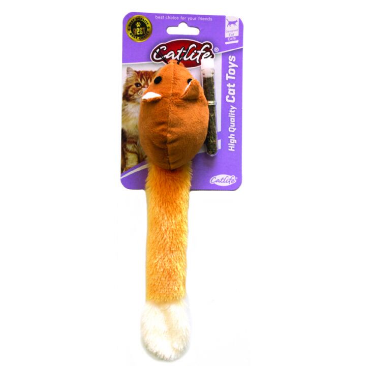 Catlife Kediler İçin Bıyıklı Uzun Kuyruklu Catnipli Fare
