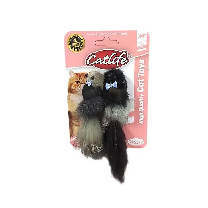 Catlife Sevimli İkili Fare Kedi Oyuncağı