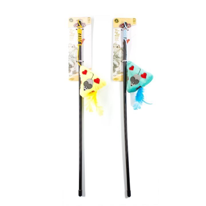 203573-CATLİFE KEDİLER İÇİN OYUNCAK OLTA FARE RESİMLİ