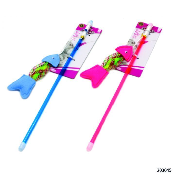 *203045-Catlife Kediler İçin Zilli Balık Olta