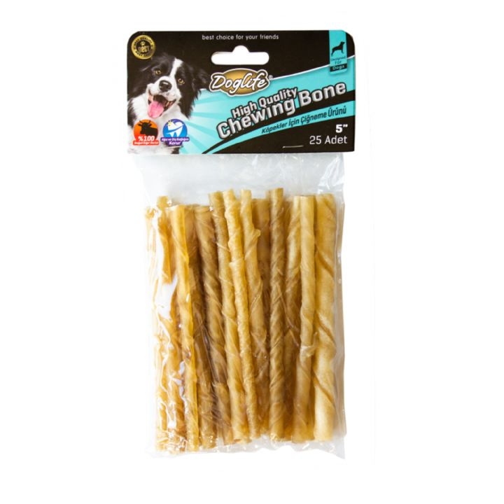 202708-DOGLİFE BURGU ÇUBUK NATUREL 5-6GR/AD. 25Lİ