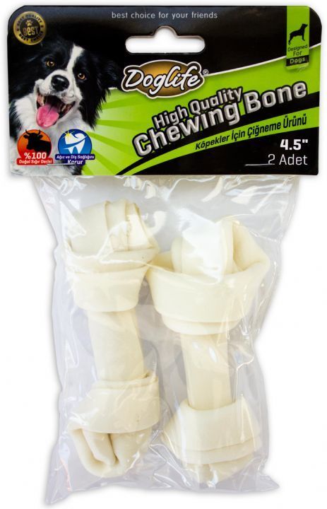202693-DogLife Düğüm Kemik Beyaz 30 Gr. 2'li