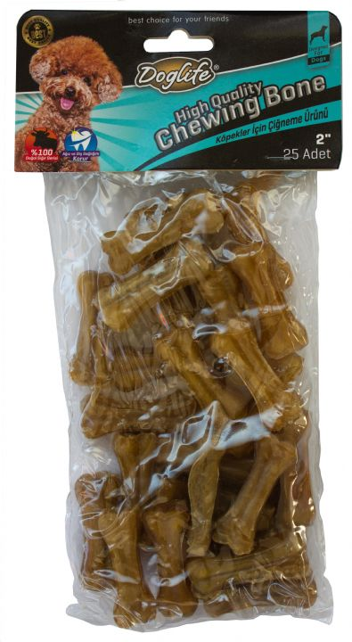 202697-DOGLİFE PRESS KEMİK NATUREL 9-10GR/AD. 25Lİ