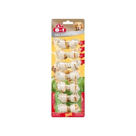 8IN1 Delights Bones Köpek Ödül Kemiği Tavuklu XS - 84GR