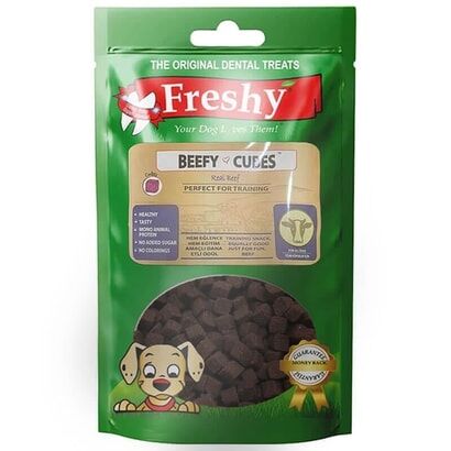 Freshy Beefy Cubes Biftekli Küpler Köpek Ödülü
